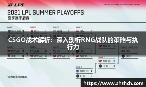 CSGO战术解析：深入剖析RNG战队的策略与执行力