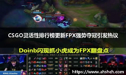 CSGO灵活性排行榜更新FPX强势夺冠引发热议